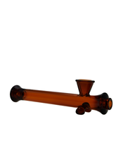 Load image into Gallery viewer, JW Original Steamroller Hand Pipe | Amber
