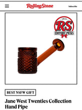 Load image into Gallery viewer, Twenties Collection Hand Pipe | Amber