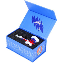Load image into Gallery viewer, Grateful Dead x Pulsar Bolt Wig Wag Glass Hammer Hand Pipe - 4"