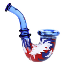 Load image into Gallery viewer, Grateful Dead x Pulsar Bolt Handle Wig Wag Glass Sherlock Pipe - 5&quot;