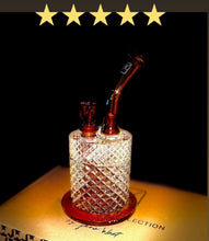 Load image into Gallery viewer, Twenties Collection Water Pipe | Amber