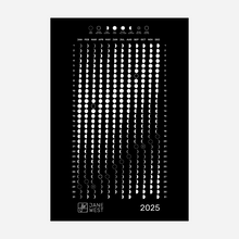 Load image into Gallery viewer, 2025 Moon Calendar Hemp Rolling Tray