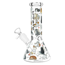 Load image into Gallery viewer, Pulsar Kitten Corral Beaker Glass Water Pipe - 7.75&quot; / 14mm F
