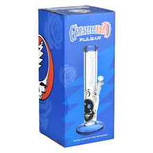 Load image into Gallery viewer, Grateful Dead x Pulsar Space Your Face Straight Tube Glass Water Pipe - 11.75&quot; / 14mm F