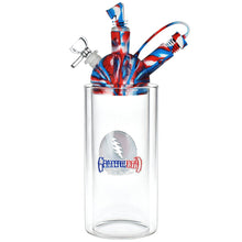 Load image into Gallery viewer, Grateful Dead x Pulsar Silicone &amp; Glass Gravity Water Pipe - 11"/14mm F