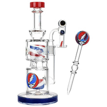Load image into Gallery viewer, Grateful Dead x Pulsar Stealied Out Dab Rig Set - 9&quot; / 14mm F